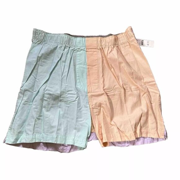J.Crew 100% Cotton Colorblock Woven 4" Boxer Shorts for Men Colorful L - Picture 3 of 5